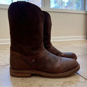 Ariat Men’s Brown Cowboy & Western Boots with Mid-Calf Height and Soft L…